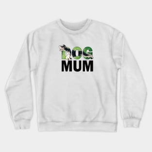 DOG MUM - Schnauzer oil painting word art Crewneck Sweatshirt